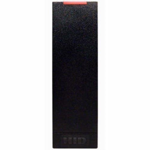 HID 910NMNNEKEA001 iCLASS SE R15 Mullion Contactless Smart Card Reader, Low Frequency Off, High Frequency Standard, Sio, Seos, Mobile Access, Weigand, Pigtail, LED Red, FlashGreen, Buzzer On, Black