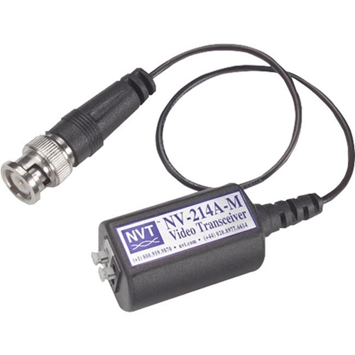 Transmisor/receptor extensor de vídeo NVT Phybridge NV-214A-M - Cableado - 1 Dispositivo de Entrada - 1 km Alcance - Coaxial