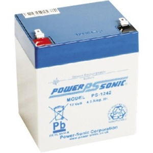 Batería Power Sonic PS-1242 - Plomo Acido - Para Multipropósito - Batería Recargable - 12 V DC - 4500 mAh