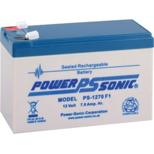 Batería Power Sonic PS-1270 - Plomo Acido - 1 - Para Multipropósito - Batería Recargable - 12 V DC - 7000 mAh