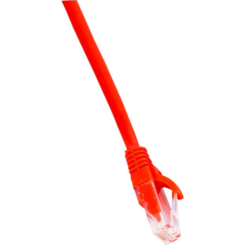 Cable de red W Box - 50 cm Categoría 5e - para Dispositivo de red - 5 - Extremo prinicpal: 1 x RJ-45 Macho Red - Extremo Secundario: 1 x RJ-45 Macho Network - Cable de conexión - Oro Conector chapado - 26 AWG - Rojo