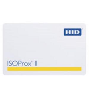 HID 1386 ISOProx II Series RF-Programmable Proximity Card, OR up to 50cm Supports Formats up to 85 Bits, White, 100-Pack