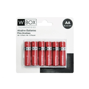 Batería W Box - Alcalina - 12 Paquete - Para Multipropósito - AA