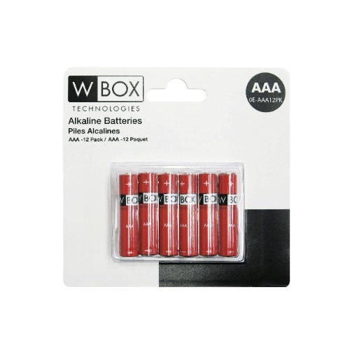 Batería W Box - Alcalina - 12 Paquete - Para Multipropósito - AAA