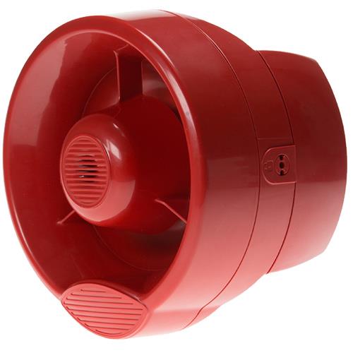 Sounder LST - 100 dB(A) - Audible - Montable en Pared - Rojo