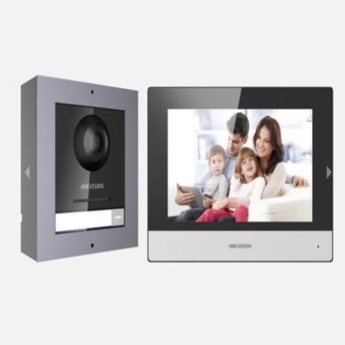Hikvision DS-KIS602 Video Intercom Kit, Black