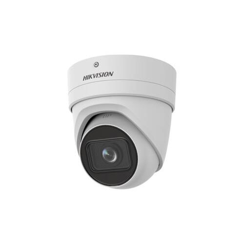 Hikvision DS-2CD2H26G2-IZS Pro Series, AcuSense IP66 2MP 2.8-12mm Motorized Varifocal Lens, IR 30M IP Turret Camera, White