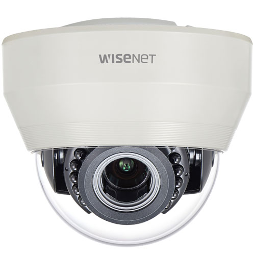 Hanwha Wisenet HCD-6070R Dome (Domo) Intrusión HDoC 1080p 3.2-10mm (3.1x), Minidomo Interior Hdoc Hdoc 1080p 3.2-10mm WDR 120 Db IR 20 M