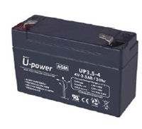 Bateria De Plomo Recargable Y Sellada Para Panel Domonial. 4v 3,5ah