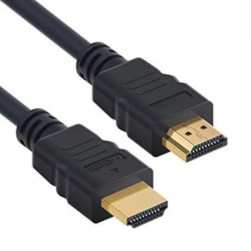 Cable A/V W Box - 1 m HDMI - para Audio/Video de dispositivos - Extremo Secundario: 1 x HDMI 2.0 Digital Audio/Video - 18 Gbit/s - Admite hasta3840 x 2160 - Oro Conector chapado - 30 AWG - Negro