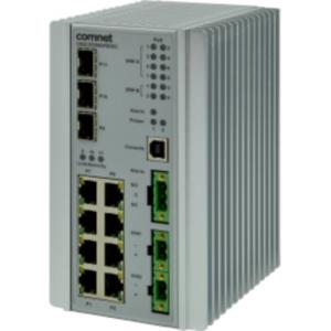 Comnet CNGE3FE8MS Switch Managed Switch Managed Industrial, Switch Geonado Industrial 8 Puertos 10/100tx 3 Puertos 100/1000fx SFP 2 Puertos Sfp