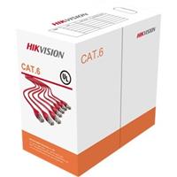 Cable de red Hikvision Categoría 6 - para Dispositivo de red - Extremo prinicpal: Cable desnudo - Extremo Secundario: Cable desnudo - 23 AWG - Negro