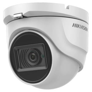 Hikvision DS-2CE79D3T-IT3ZF Value Series, Ultra Low Light IP67 2MP 2.7-13.5mm Motorized Varifocal Lens, IR 70M HDoC Turret Camera, White