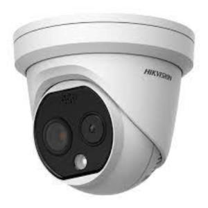 Hikvision DS-2TD1228T-2/QA HeatPro Series Outdoor Bi-spectrum Thermography IP Turret Camera, 2mm Lens
