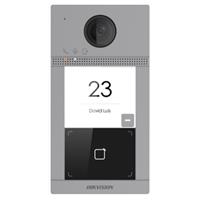 Hikvision DS-KV8113-WME Pro Series 1-Button Door Station with 2MP Camera, IP65 12VDC, Silver