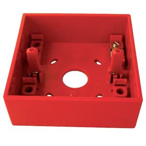 Notifier PS031W Box Mcp Surface Mount, Rojo (Red) 1 Terminalps, Caja Para Montaje En Superficie Para Los Pulsadores De La Serie Kac