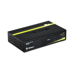Conmutador Ethernet TRENDnet  TEG-S50G 5 - Gigabit Ethernet - 10/100/1000Base-T - Nuevo - 2 Capa compatible - Adaptador CA