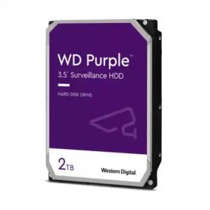 Disco Duro WD Purple WD22PURZ - 3.5" Interno - 2 TB - SATA (SATA/600) - Grabación magn&eacute;tica convencional (CMR) Method - Sistema de vigilancia de vídeo Dispositivo compatible